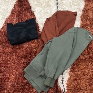Lululemon perfectly oversized crew necks